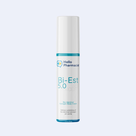 HelloPharmacist BiEST 5.0 Bioidentical Estrogen Cream for Women